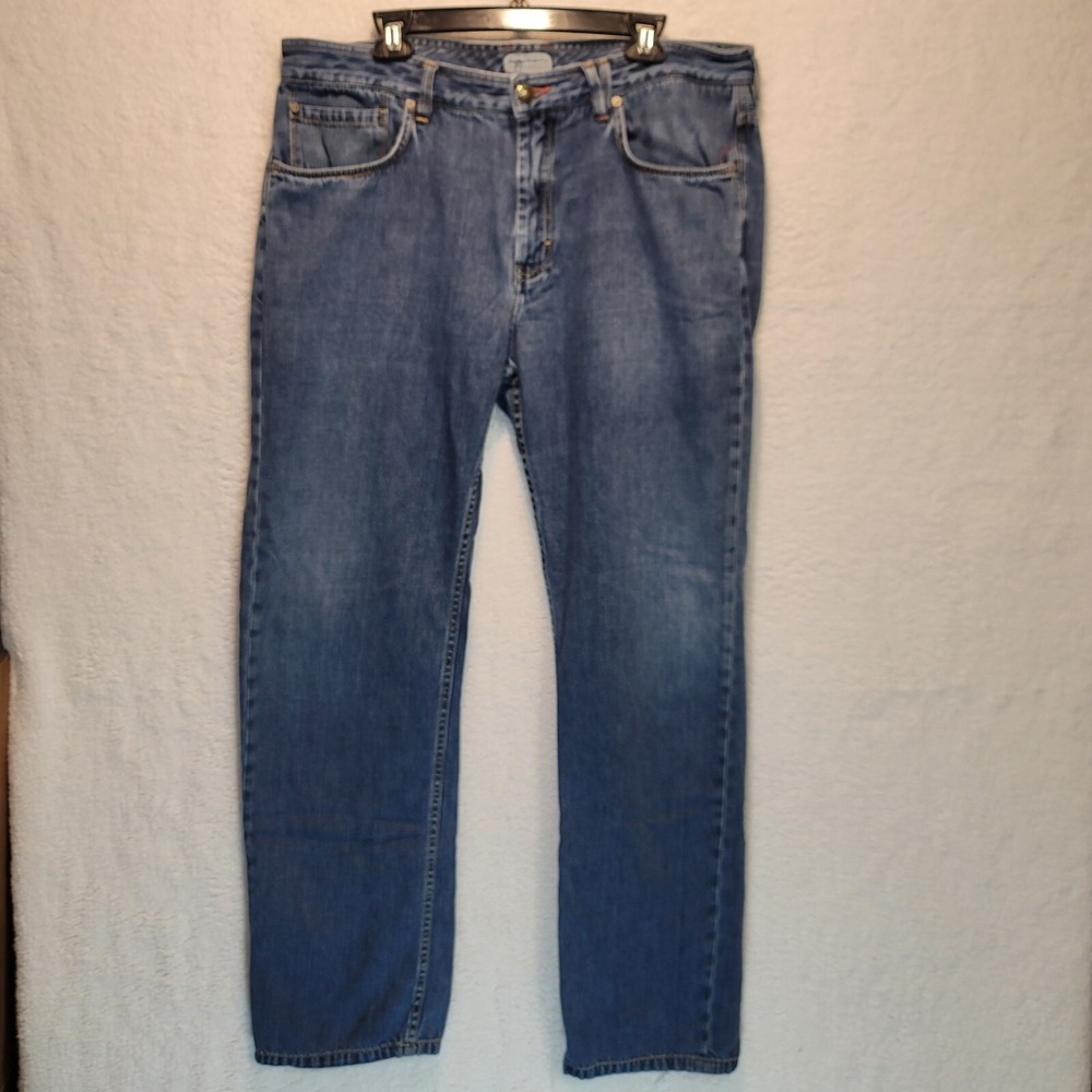 Tommy Bahama Jeans Men 40x34 (38x31.5) Blue Standard Life One Long Weekend